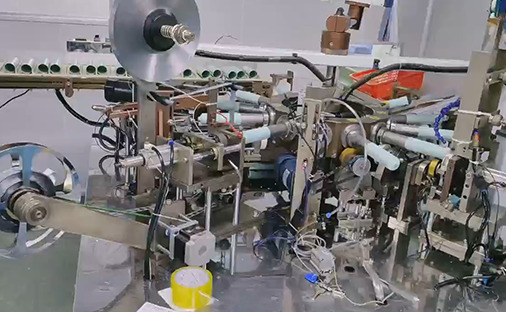 Lab Technician Conducting Material Testing