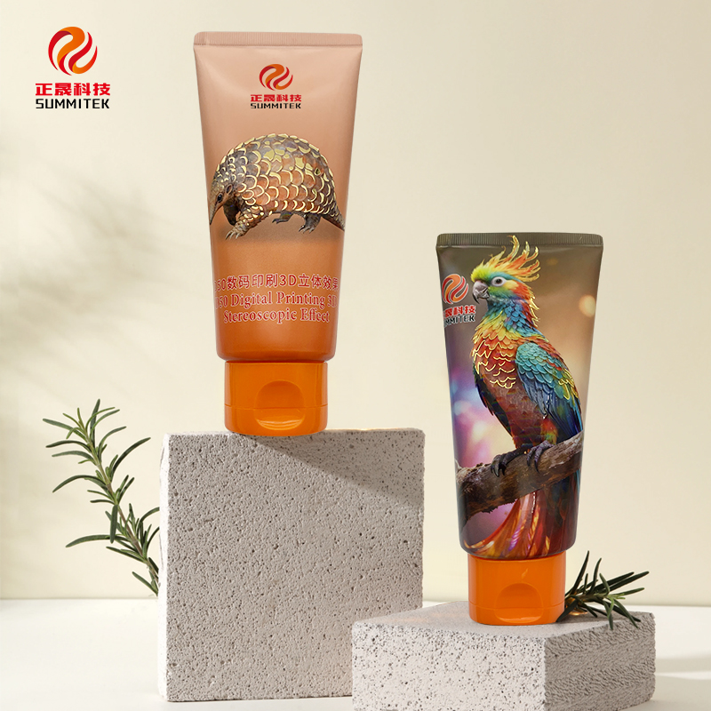 3D Digital Printing Stereoscopic Effect Tube for Unique Cosmetic Packaging Design