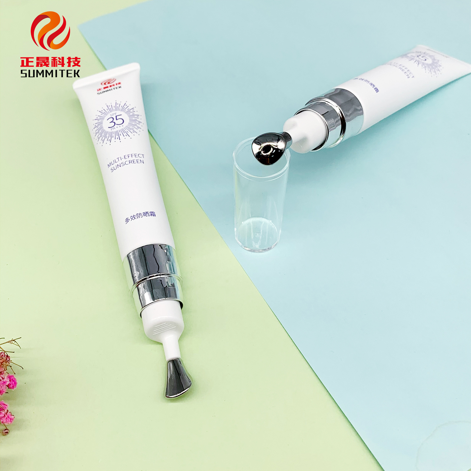 22 Pump Cap Metal Applicator Tube