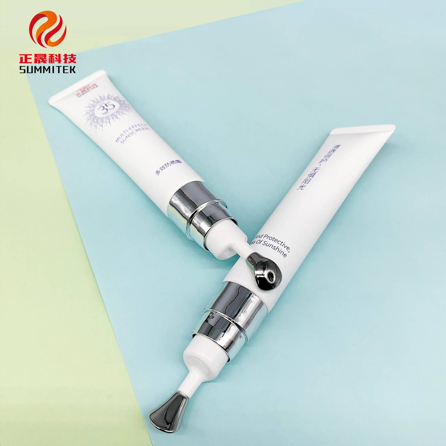 22 Pump Cap Metal Applicator Tube