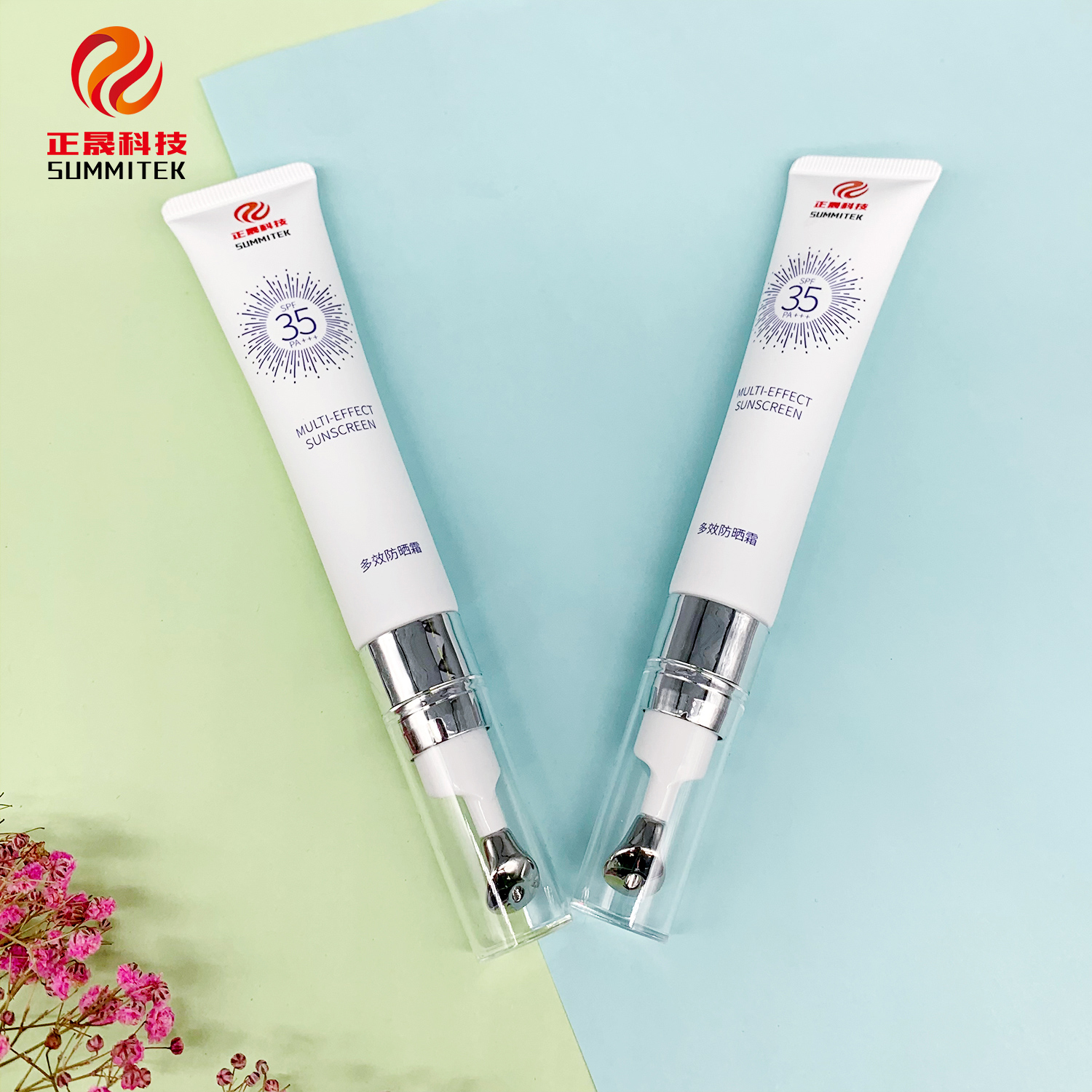22 Pump Cap Metal Applicator Tube