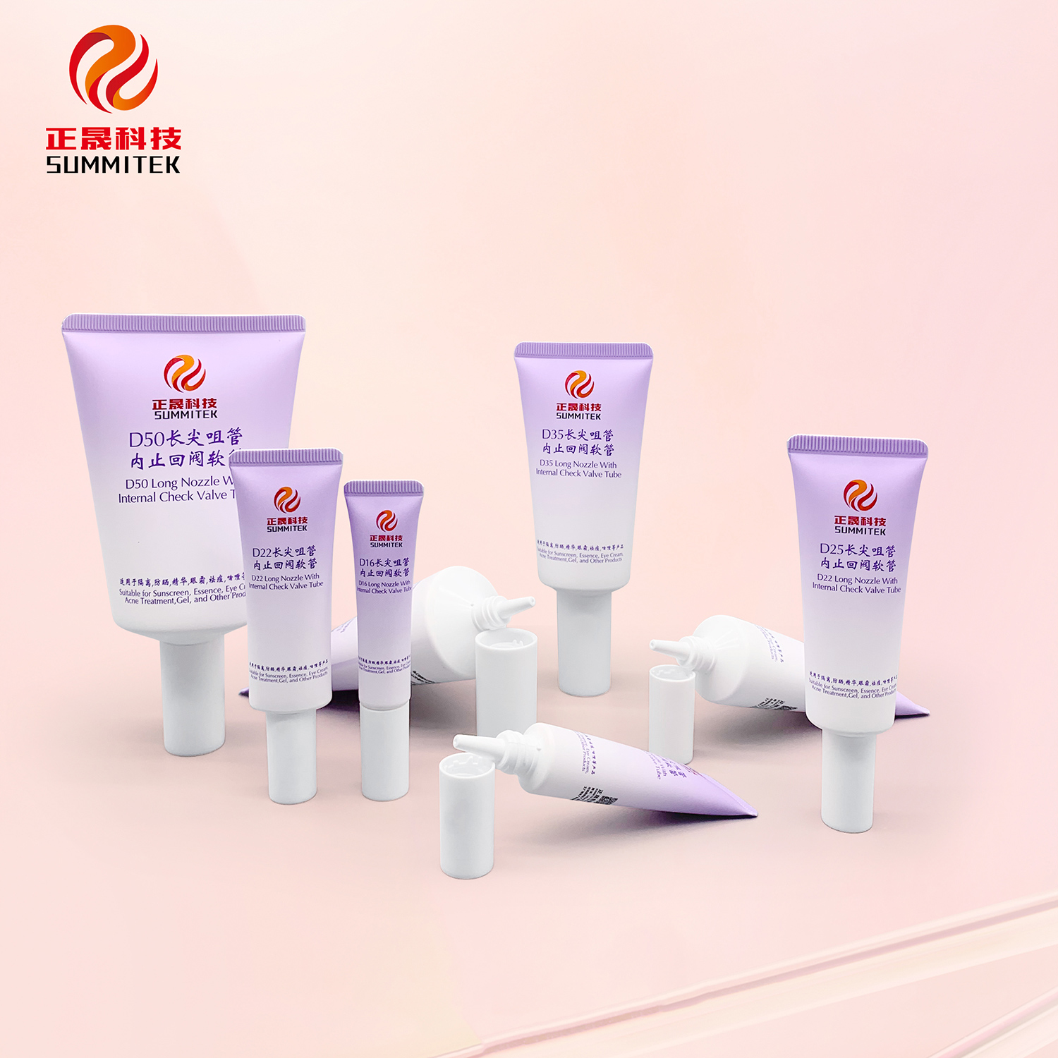 Long Nozzle Flat Plastic Tube