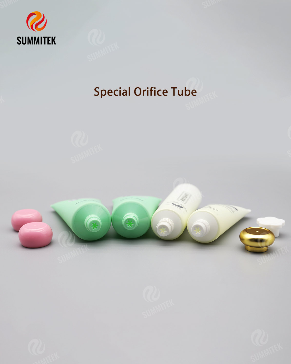 Special Orifice Round Tube D30-D40 with Custom Shape Cap