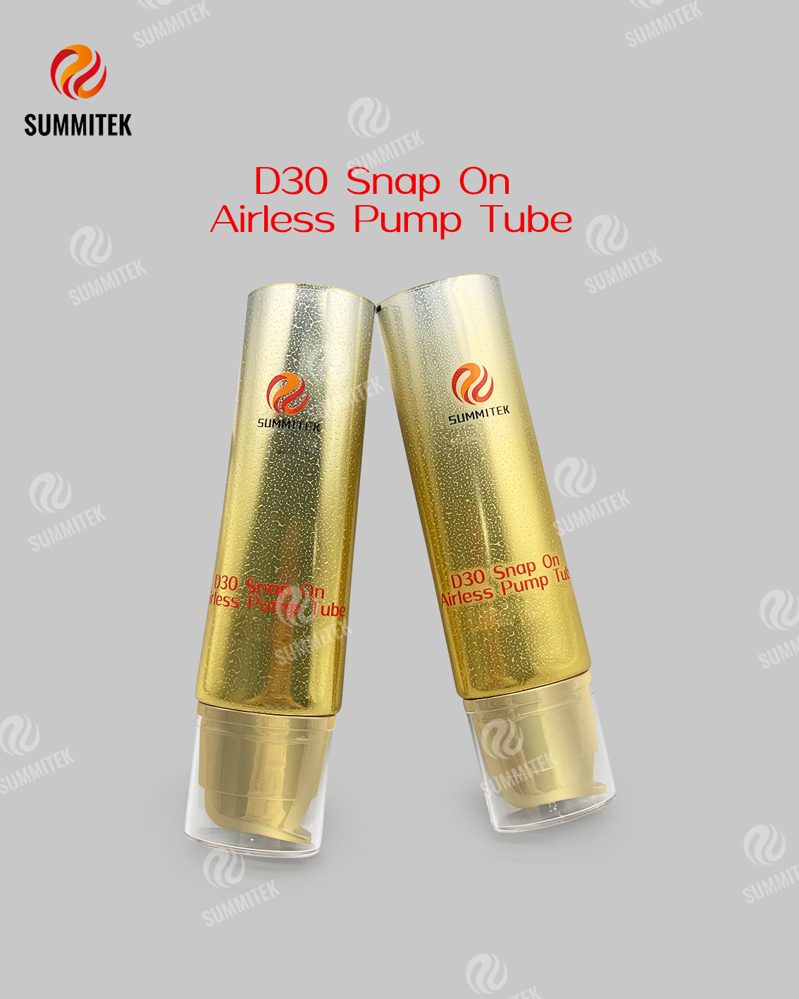 D30 Snap On Airless Pump Tube | Vacuum Pump Cosmetic Packaging