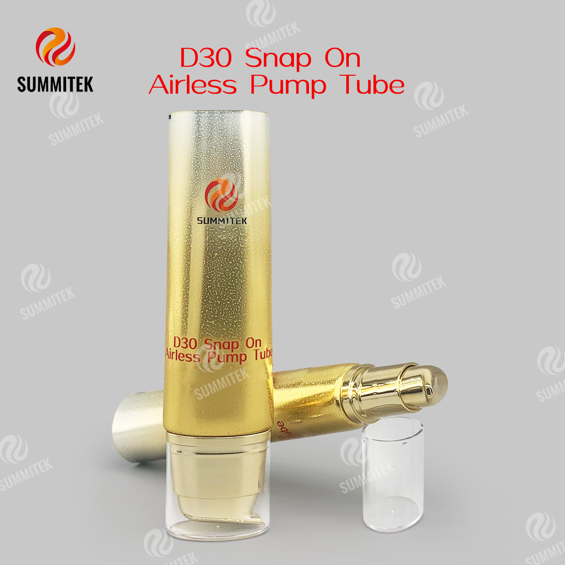 D30 Snap On Airless Pump Tube | Vacuum Pump Cosmetic Packaging