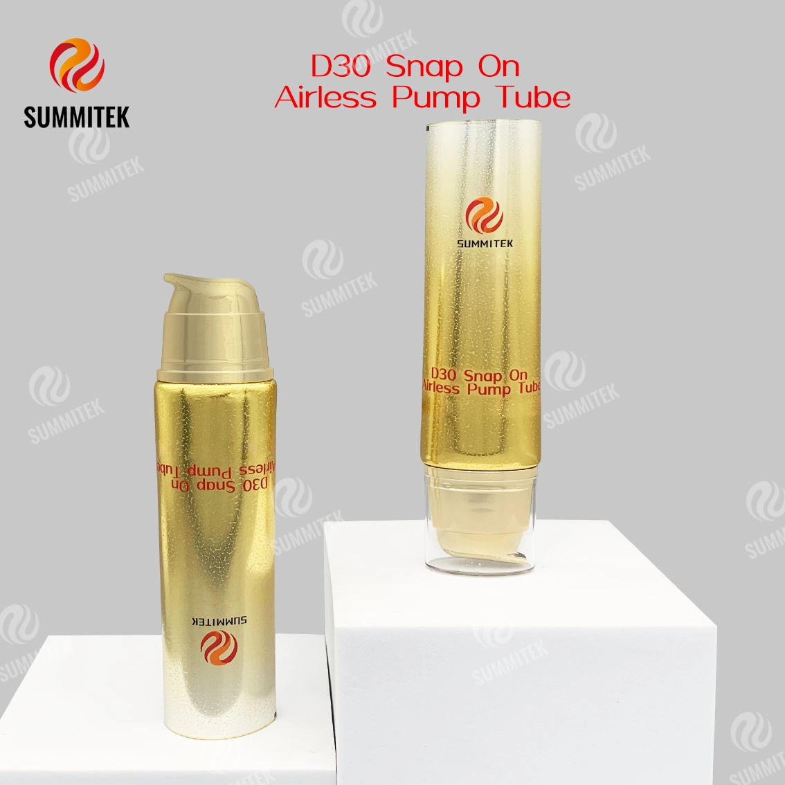 D30 Snap On Airless Pump Tube | Vacuum Pump Cosmetic Packaging