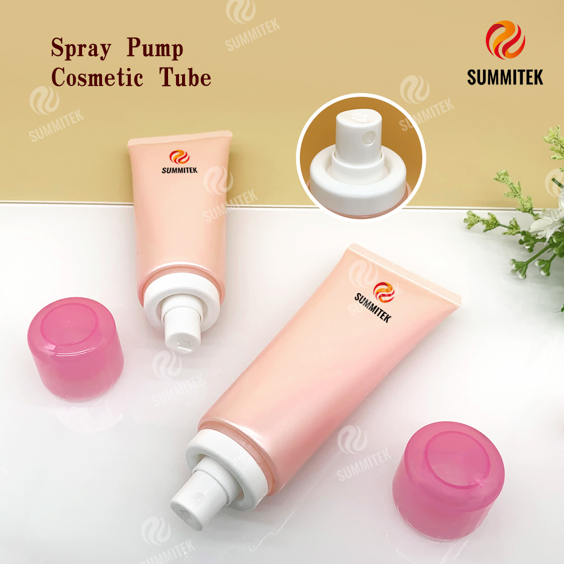 Spray Pump Tube | Fine Mist Cosmetic Packaging