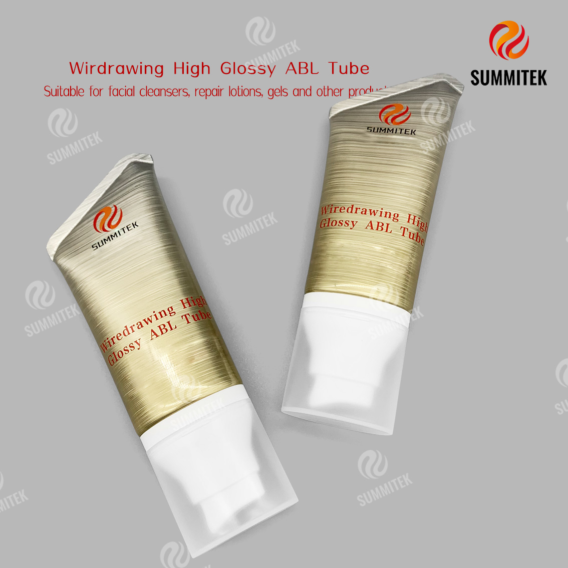 Wiredrawing High Glossy ABL Tube | Brushed Aluminum Cosmetic Tube