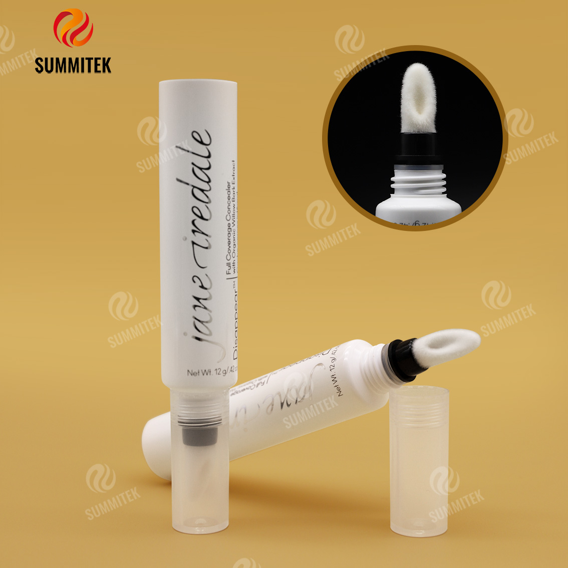 D19 Flocked Tip Tube | Soft Applicator Concealer Packaging