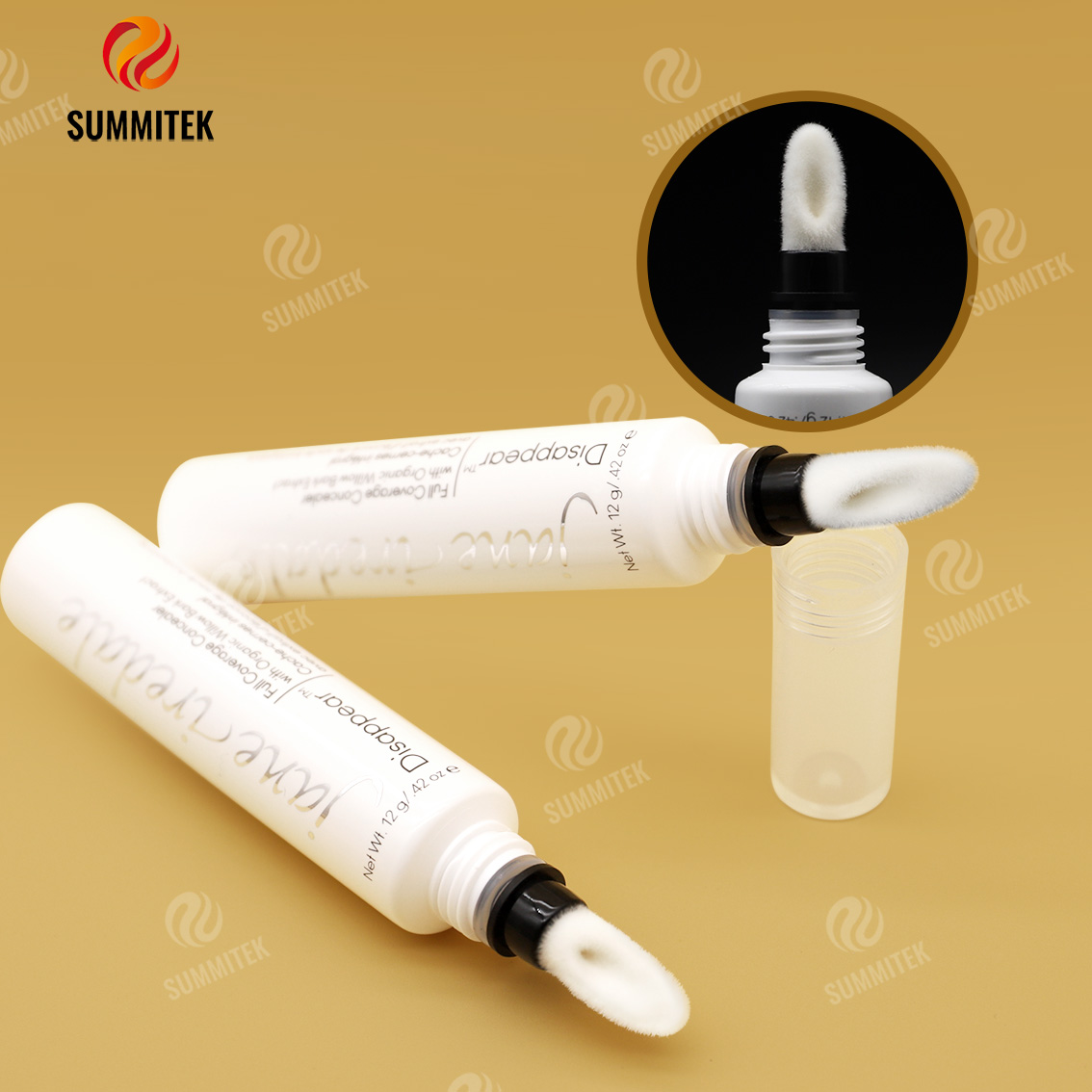 D19 Flocked Tip Tube | Soft Applicator Concealer Packaging