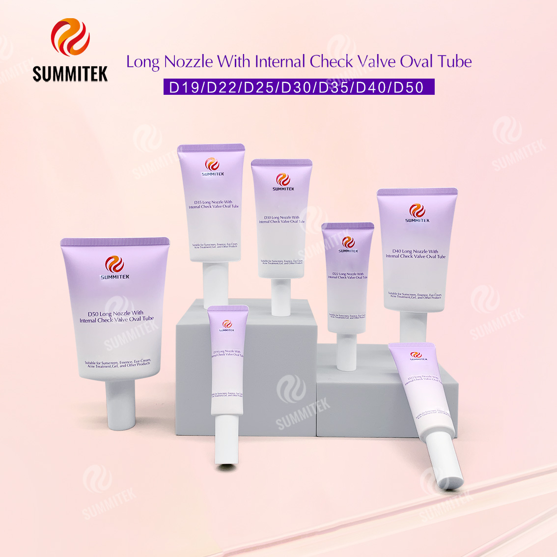 Long Nozzle Tube with Internal Check Valve | Precision Treatment Packaging