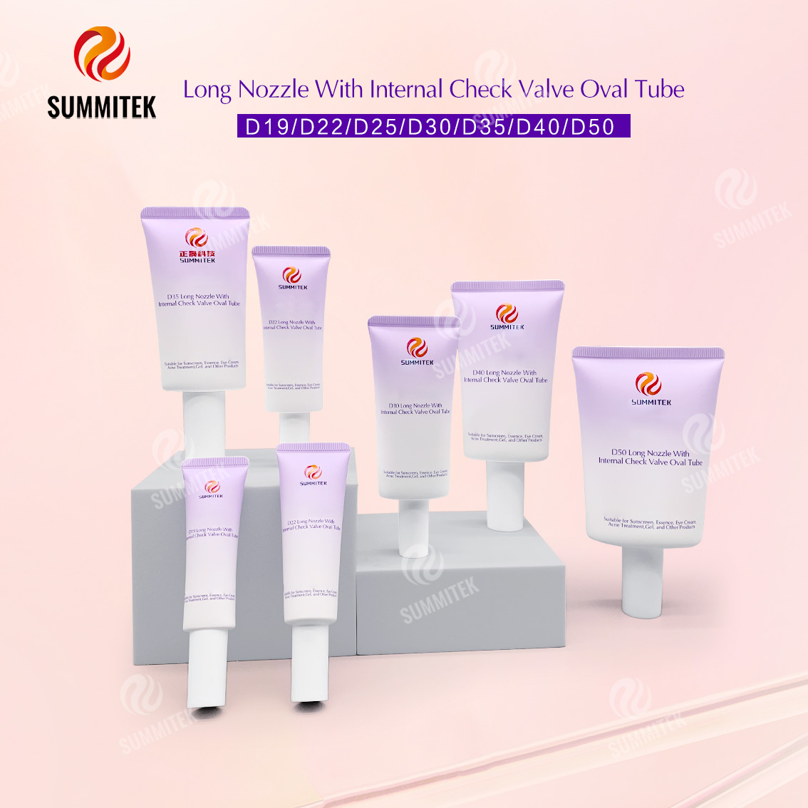 Long Nozzle Tube with Internal Check Valve | Precision Treatment Packaging