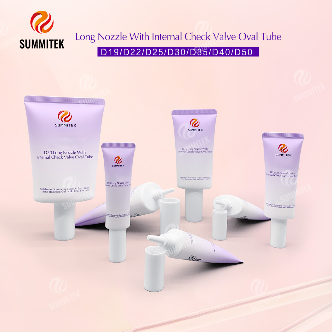 Long Nozzle Tube with Internal Check Valve | Precision Treatment Packaging