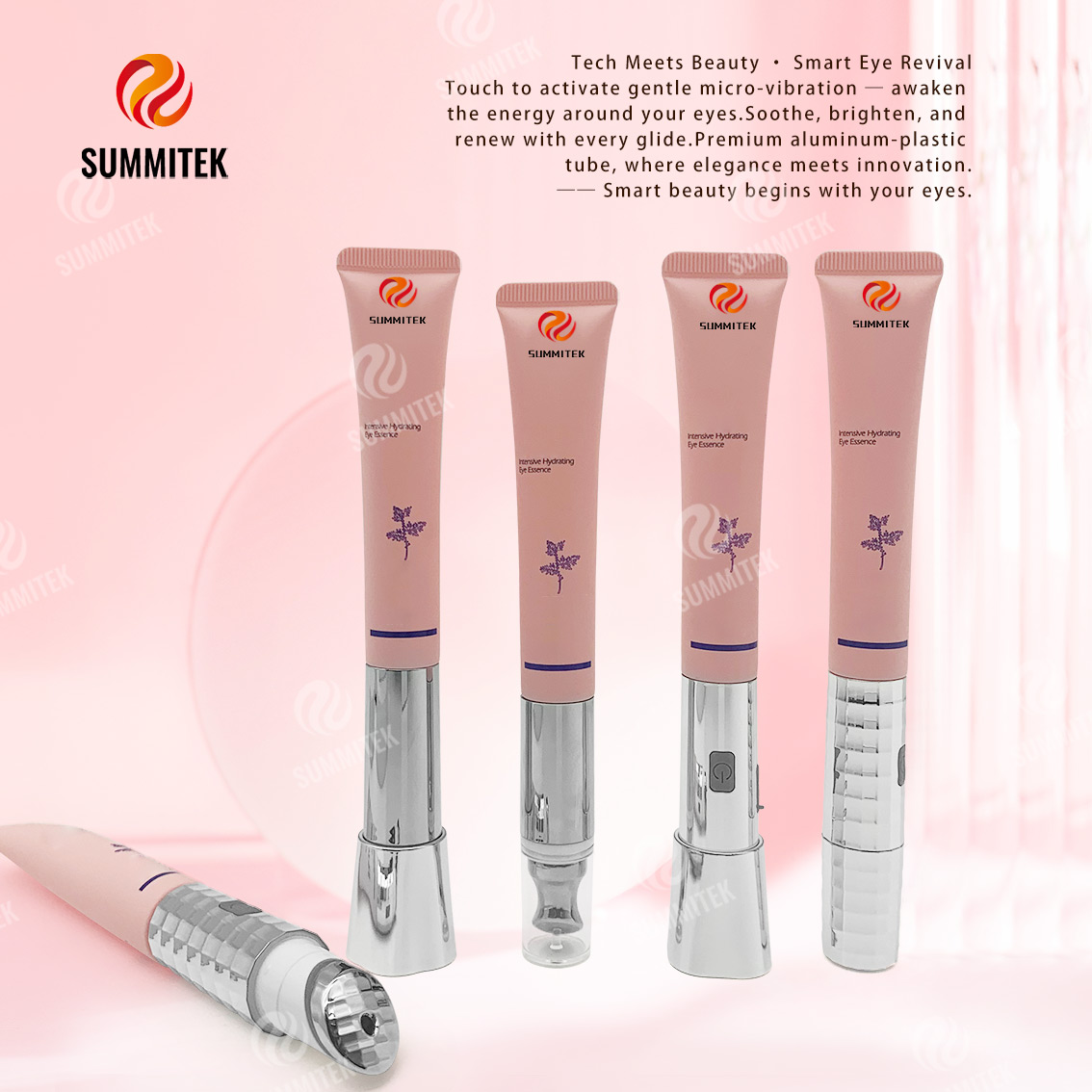 Vibrating Eye Cream Tube | Micro-Vibration Applicator Eye Serum Packaging