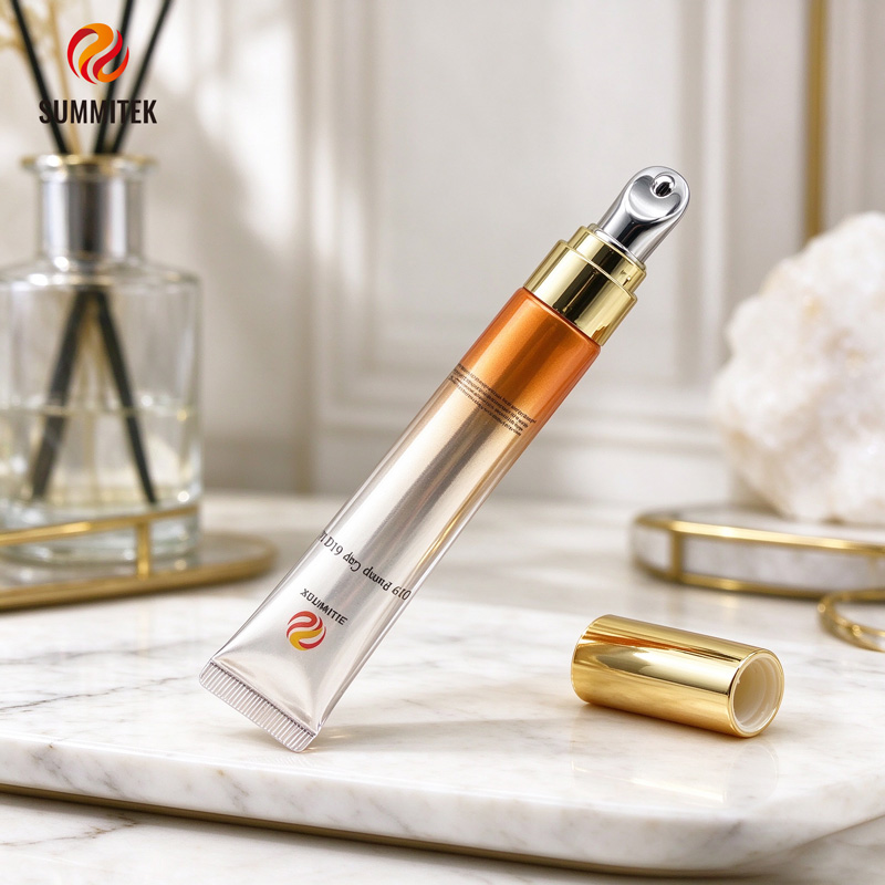 D19 Pump Cap ABL Eye Cream Tube | Ceramic & Metal Applicator