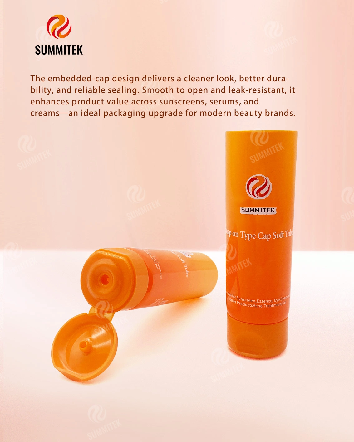 D35 Snap-on Flip Cap Tube | Sunscreen & Skincare Packaging