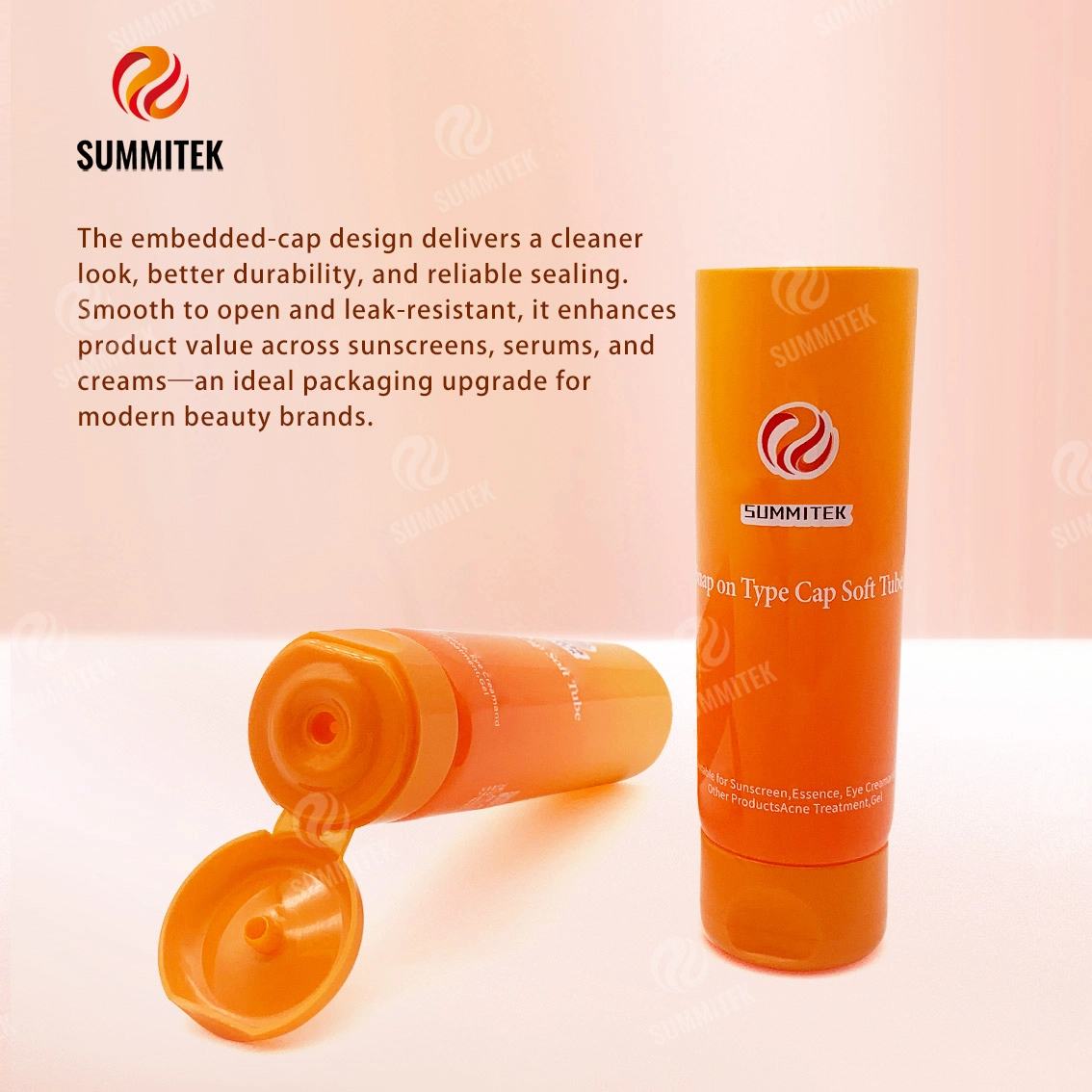 D35 Snap-on Flip Cap Tube | Sunscreen & Skincare Packaging