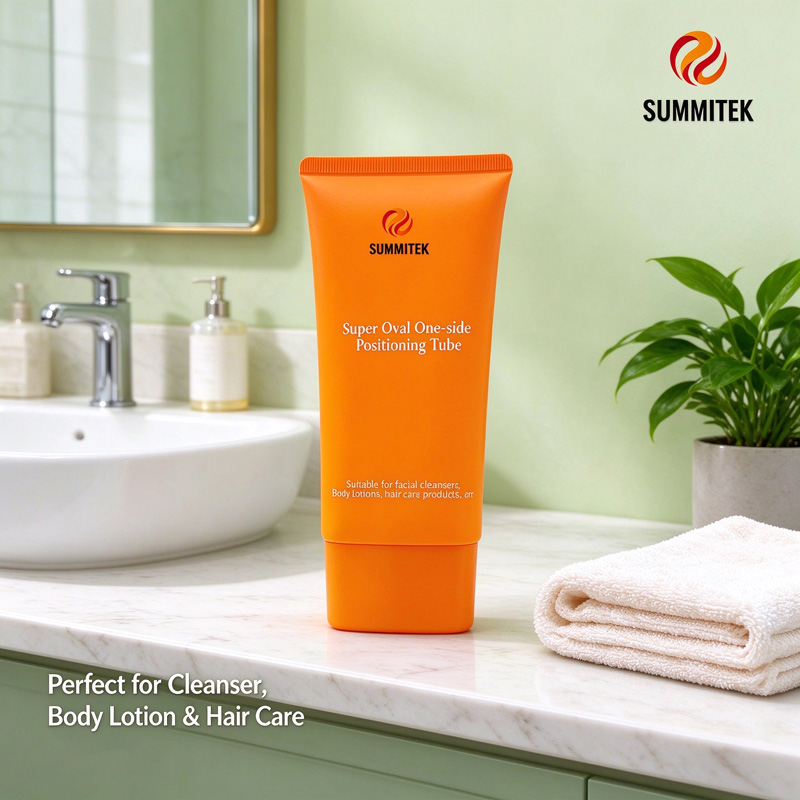 D50 Super Oval Flat Tube | Facial Cleanser & Body Lotion Packaging