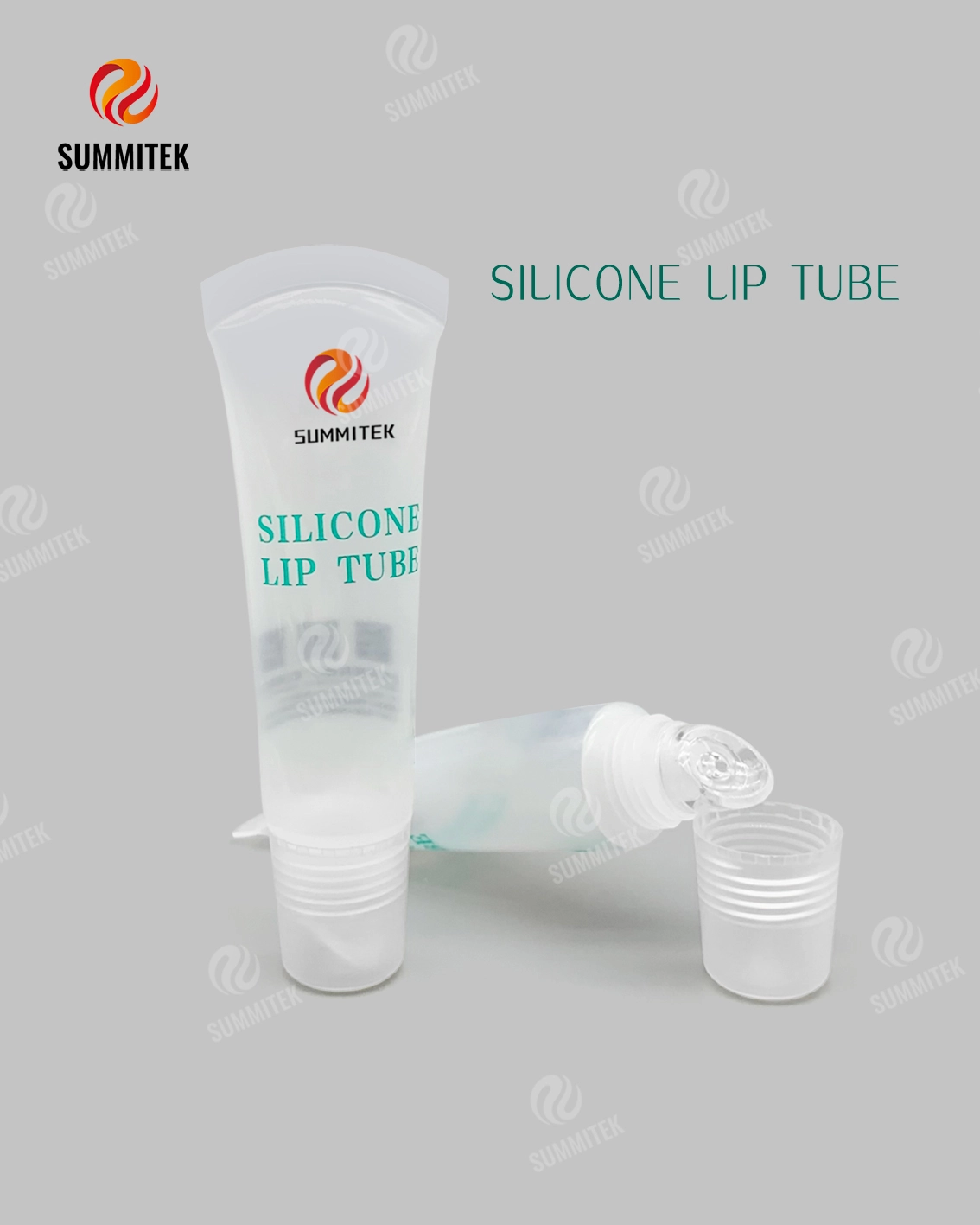 D19 Translucent Silicone Lip Tube | Recyclable Applicator Lip Balm & Lip Oil Packaging