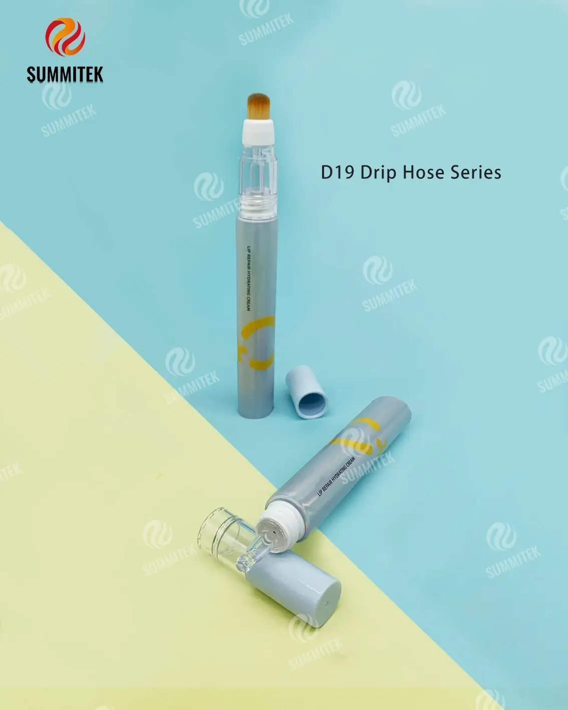 Multi-Applicator Deep Repair Tube | D16-D30 Custom Heads Serum Treatment Packaging