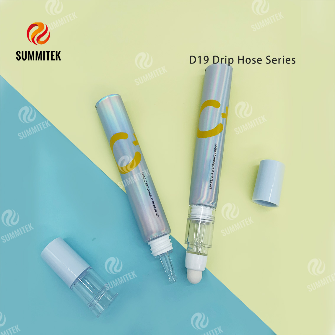 Multi-Applicator Deep Repair Tube | D16-D30 Custom Heads Serum Treatment Packaging