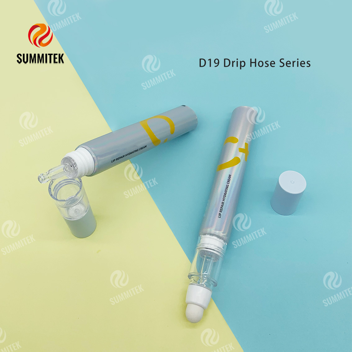 Multi-Applicator Deep Repair Tube | D16-D30 Custom Heads Serum Treatment Packaging