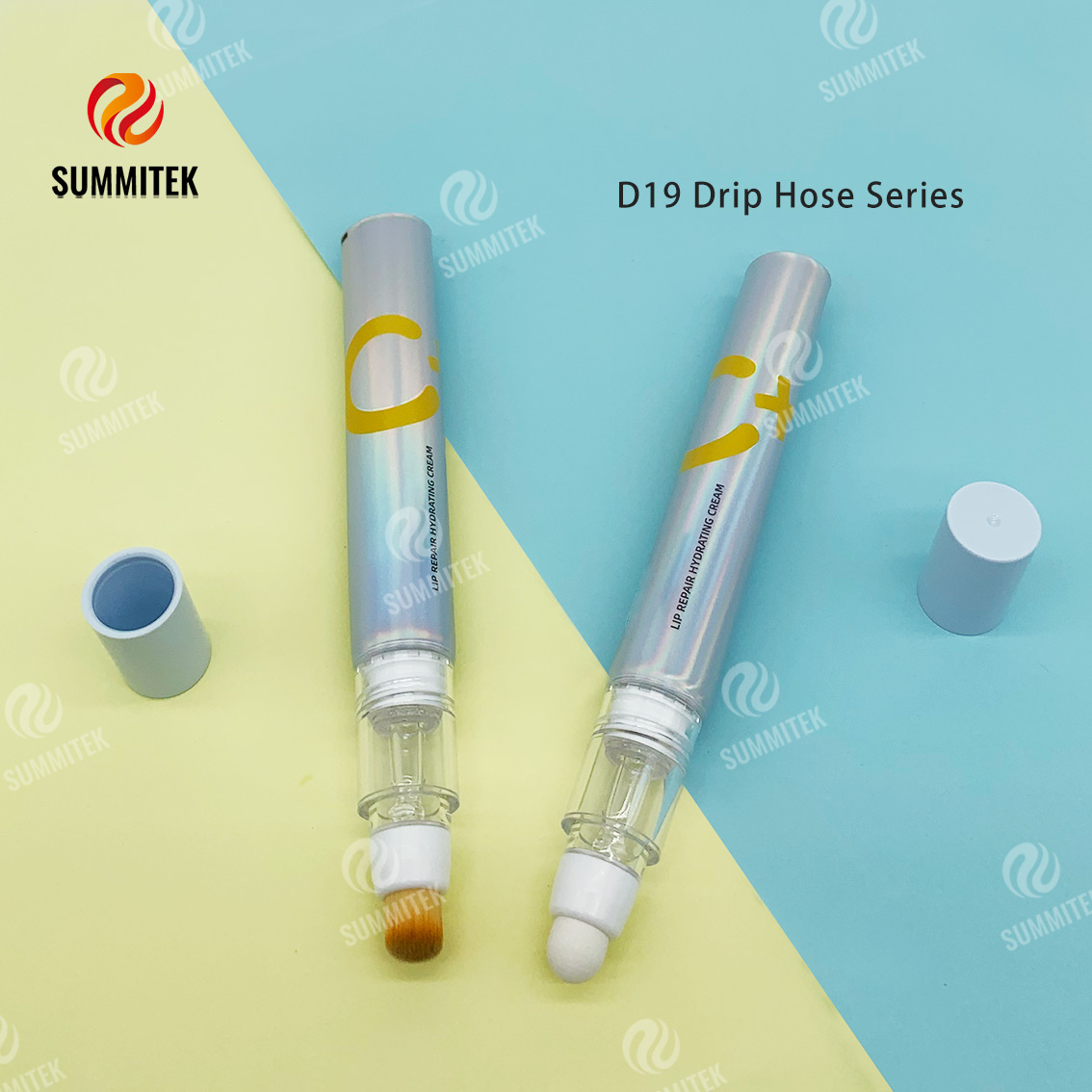 Multi-Applicator Deep Repair Tube | D16-D30 Custom Heads Serum Treatment Packaging