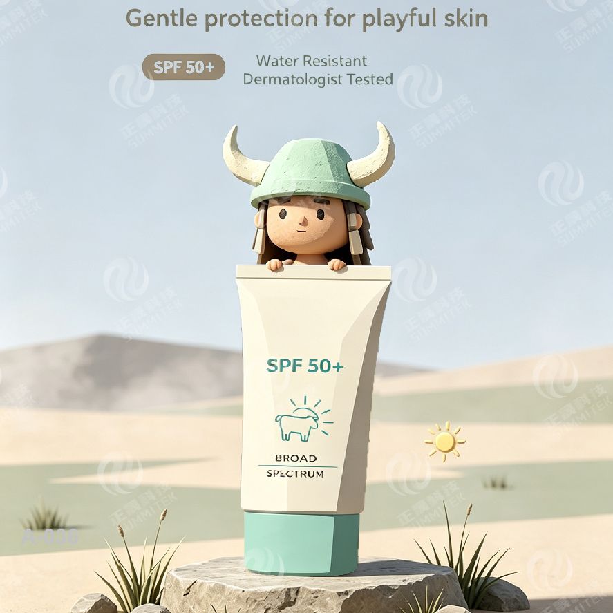 Oval Shape Soft Tube | Flat Body Sunscreen & Skincare Packaging