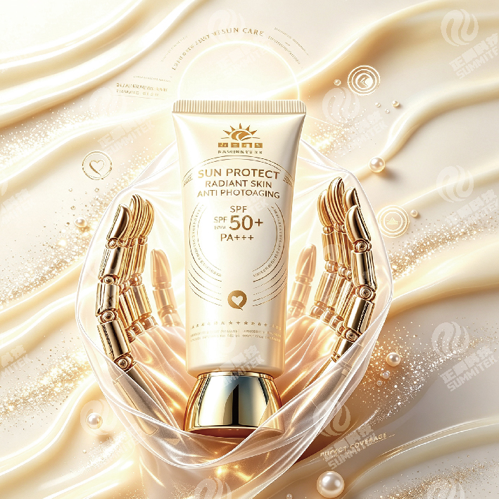Sunscreen Tube with Electroplated Special Cap | PE/ABL UV Protection Packaging