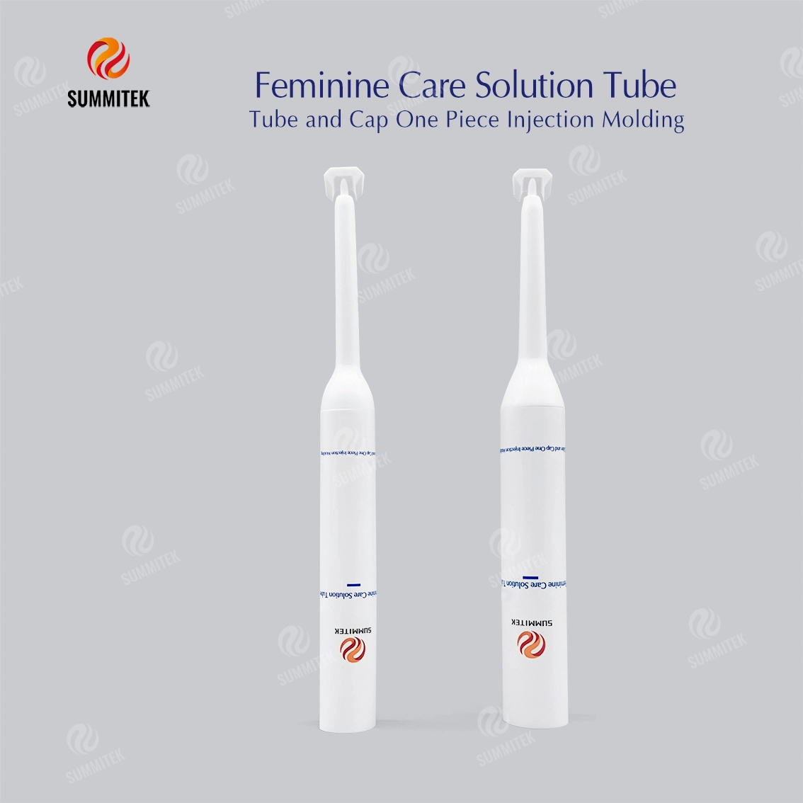 Long Nozzle Feminine Care Tube | D16/D19 Nanometer Calcium Carbonate Eco Tube