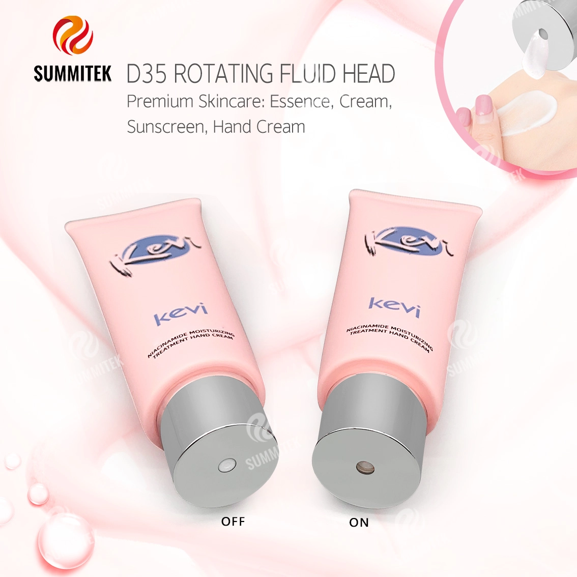 D35 Tube with Rotating Dispensing Head & Twist-to-Open/Close Cap