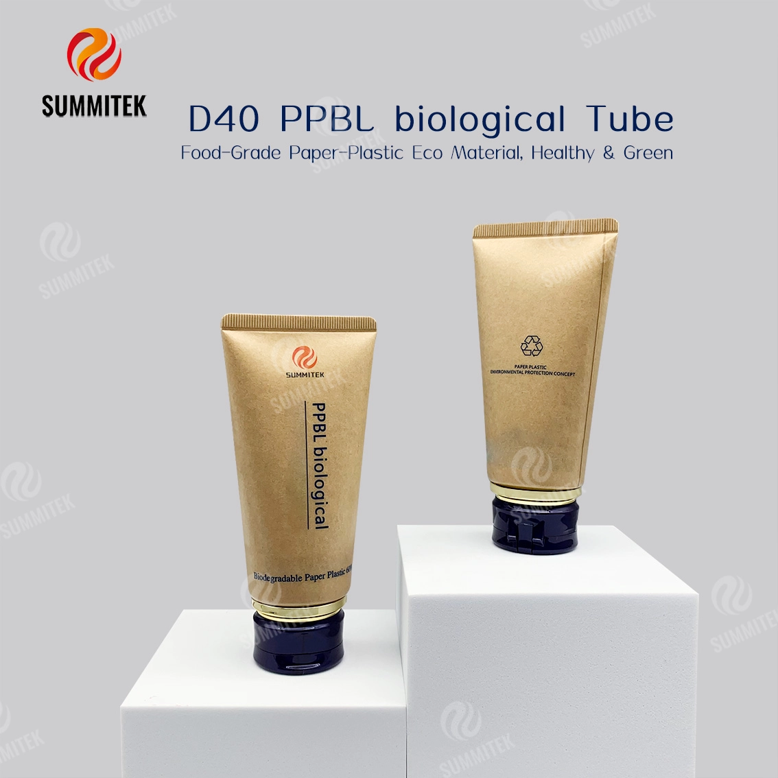 D40 Paper-Plastic Laminate Tube with 60 Percent Paper Content for Natural Beauty