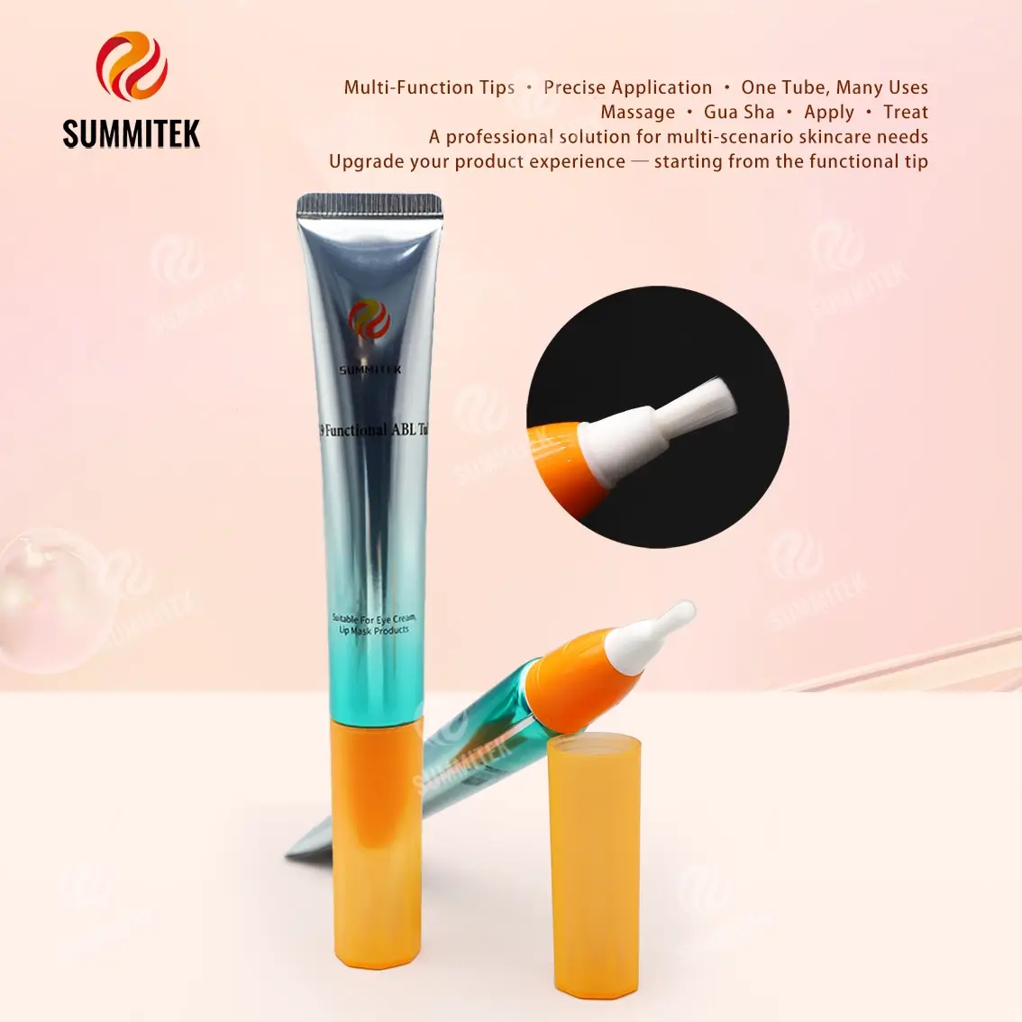 D19 Multi-Functional Applicator Tube | Custom Tips for Eye & Lip Care