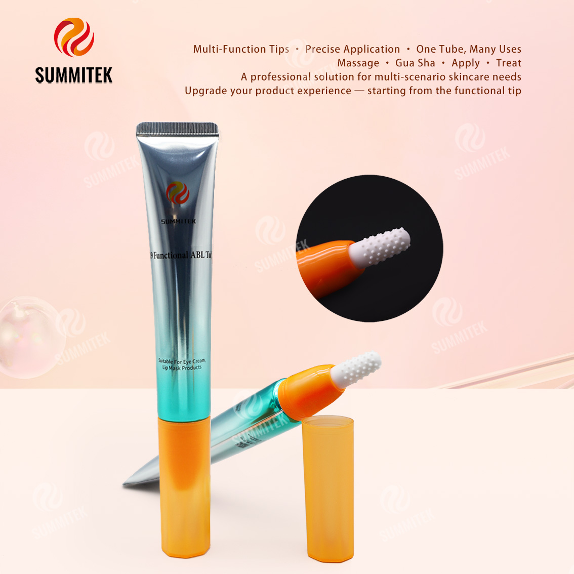 D19 Multi-Functional Applicator Tube | Custom Tips for Eye & Lip Care