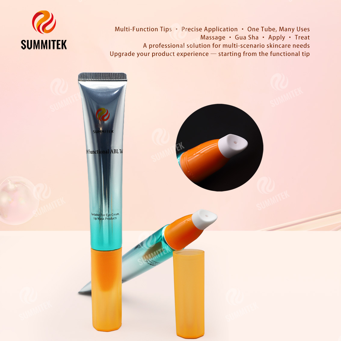 D19 Multi-Functional Applicator Tube | Custom Tips for Eye & Lip Care