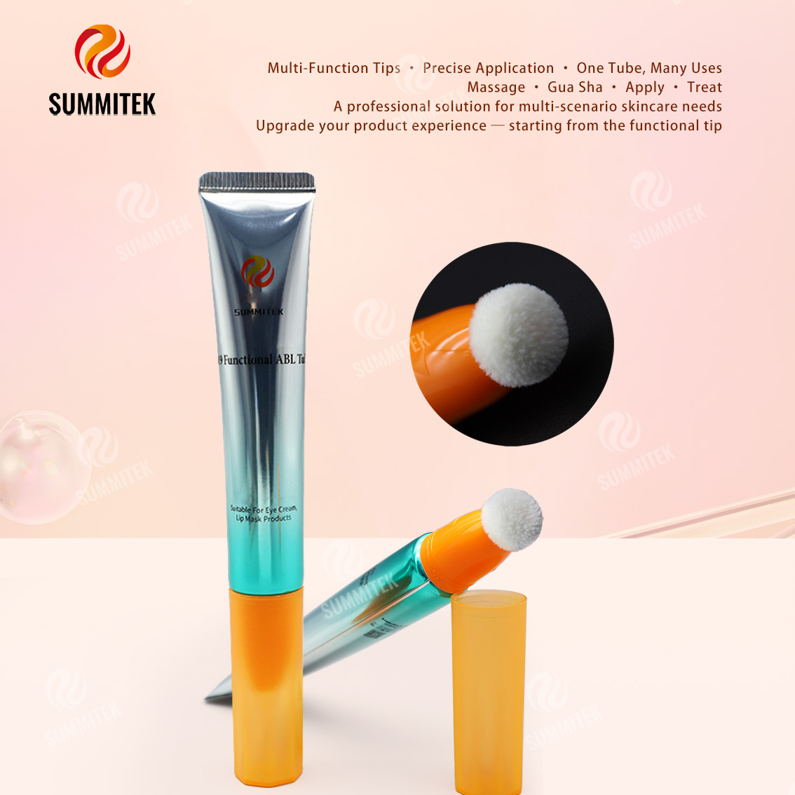 D19 Multi-Functional Applicator Tube | Custom Tips for Eye & Lip Care
