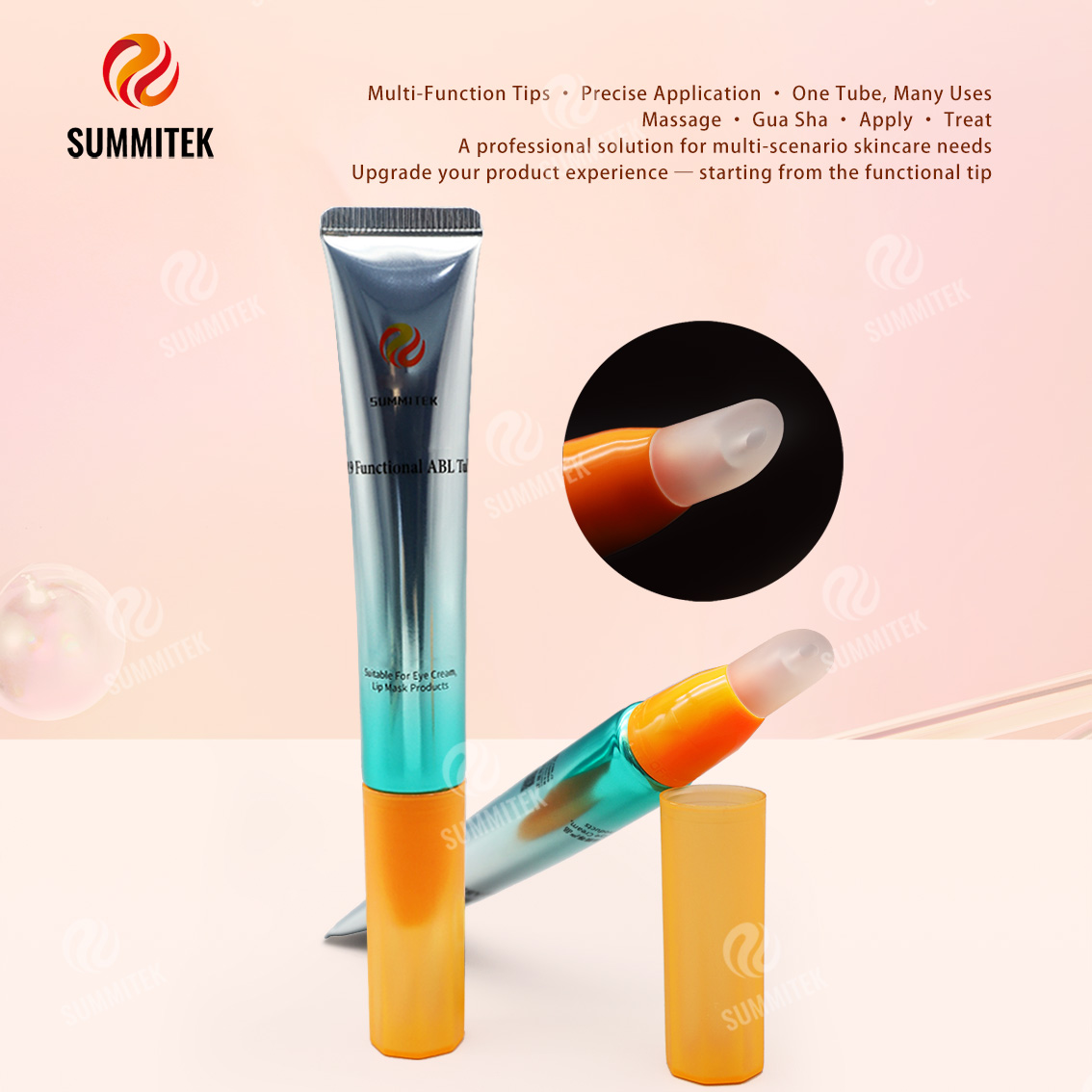 D19 Multi-Functional Applicator Tube | Custom Tips for Eye & Lip Care