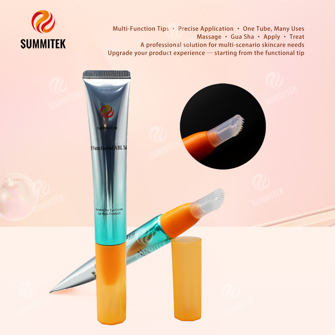 D19 Multi-Functional Applicator Tube | Custom Tips for Eye & Lip Care