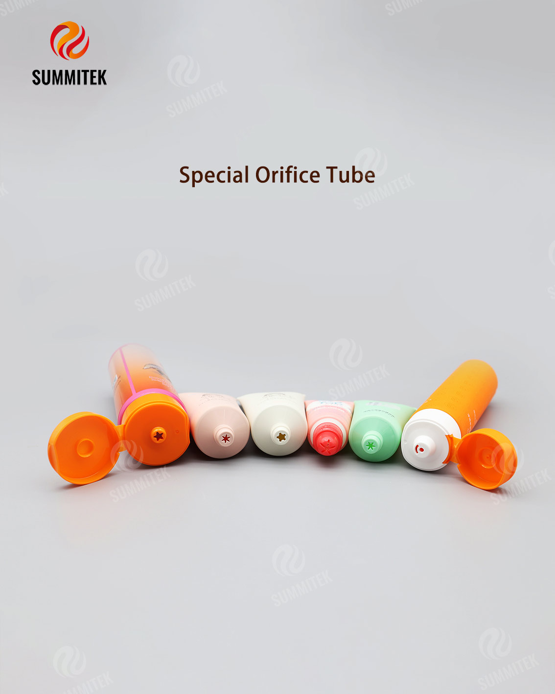Special Orifice Round Tube | Custom Shape Cap, PE/ABL/Biodegradable