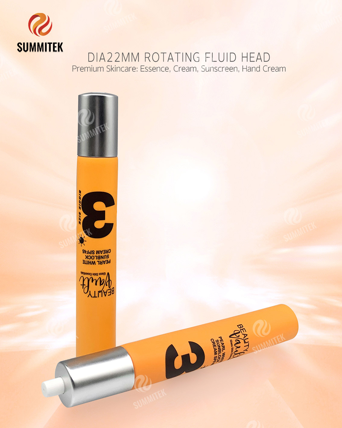 D22 Rotating Dispenser Tube for Premium Skin Care