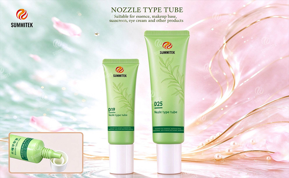 D19/D25 Pointed Nozzle Cosmetic Tubes for Precise Skincare Application