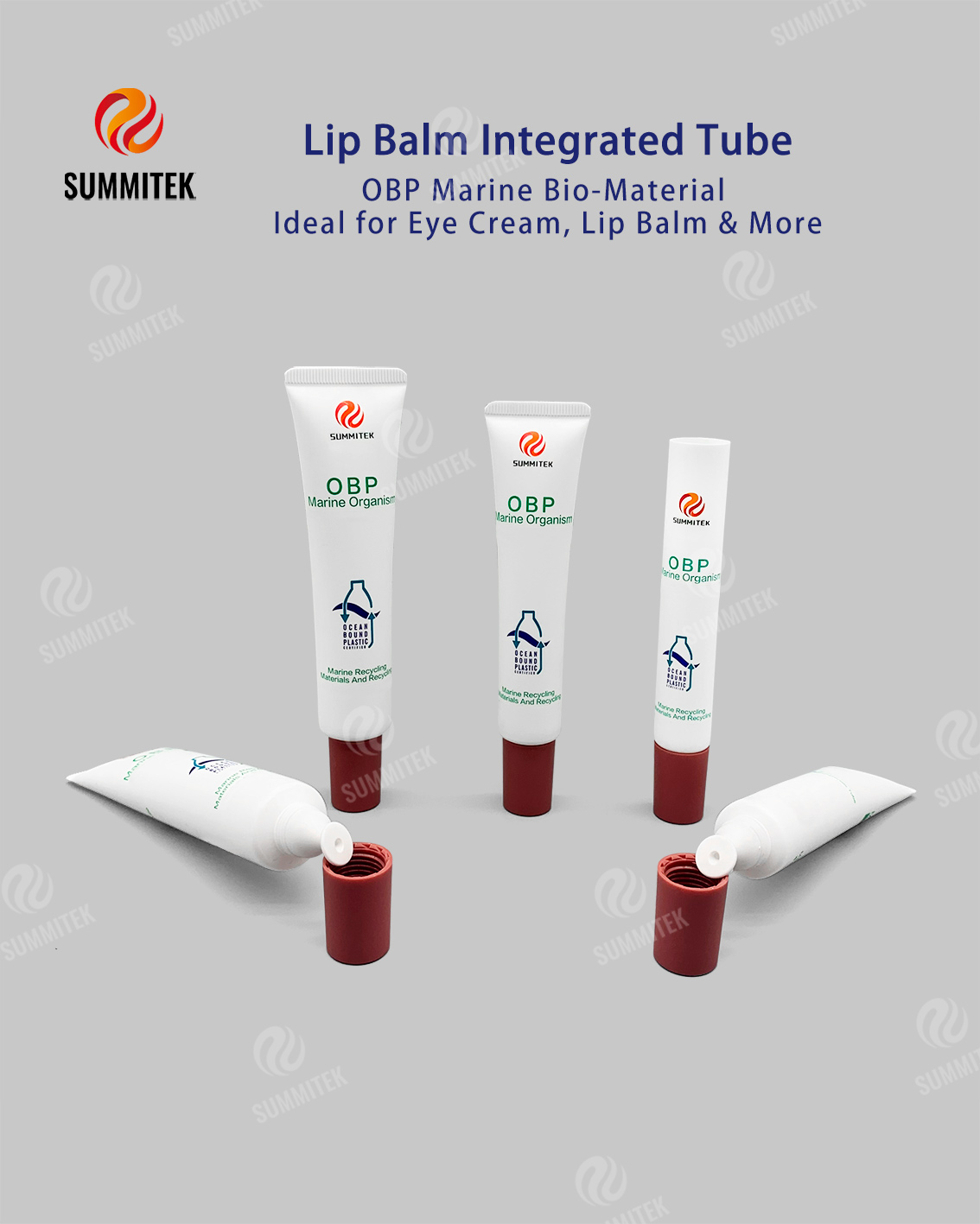 OBP Ocean Recycled Lip and Eye Care Tube D19 D22 D25