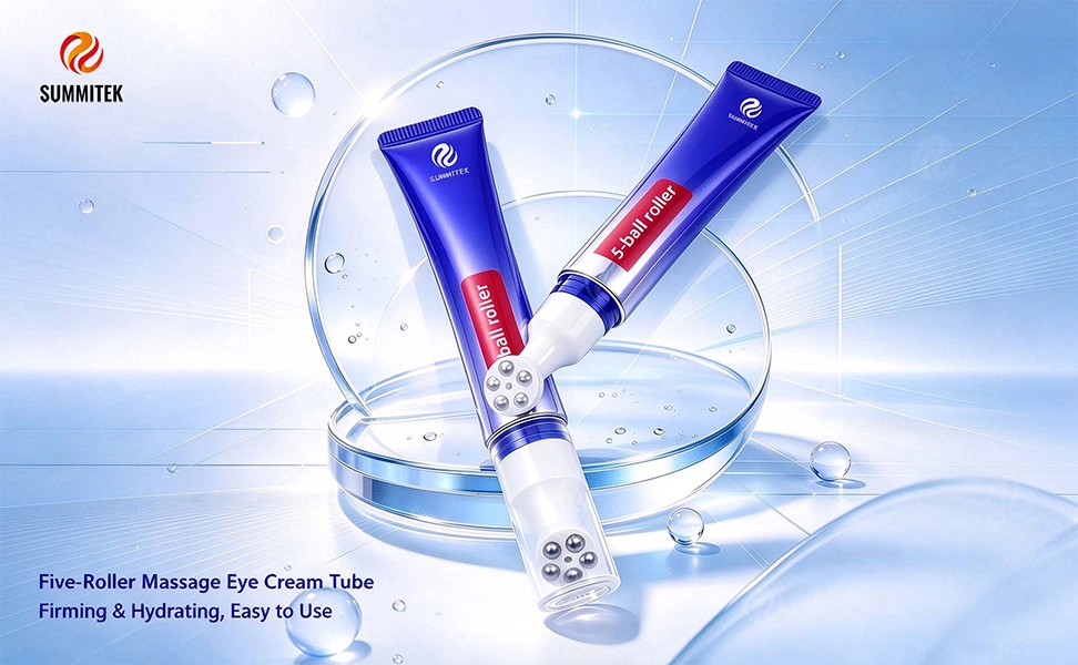Five-Roller Massage Eye Tube vs. Single-Roller Eye Cream Tube